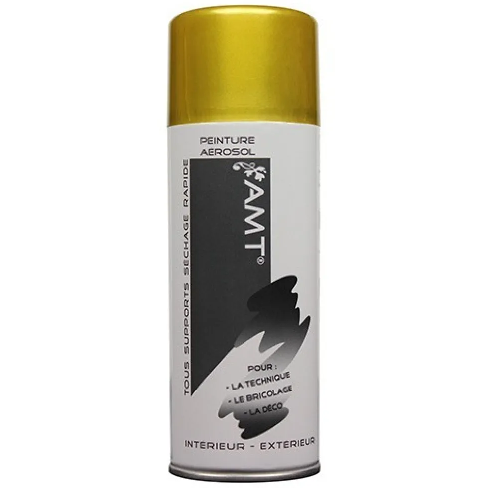 AMT Aérosol Couleur Effet doré Jaune (BPA102)