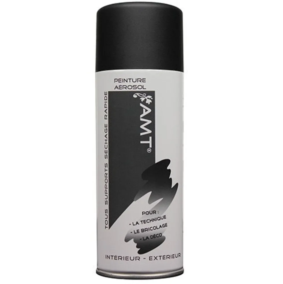 AMT Aérosol Couleur Noir Mat (BPA01)