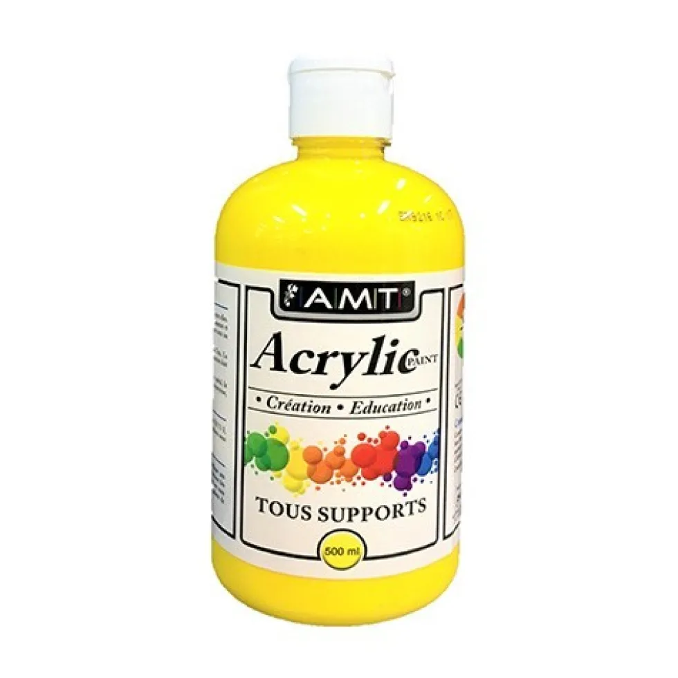 AMT Fevicryl Acrylique éducative & créative Jaune (ACE05)