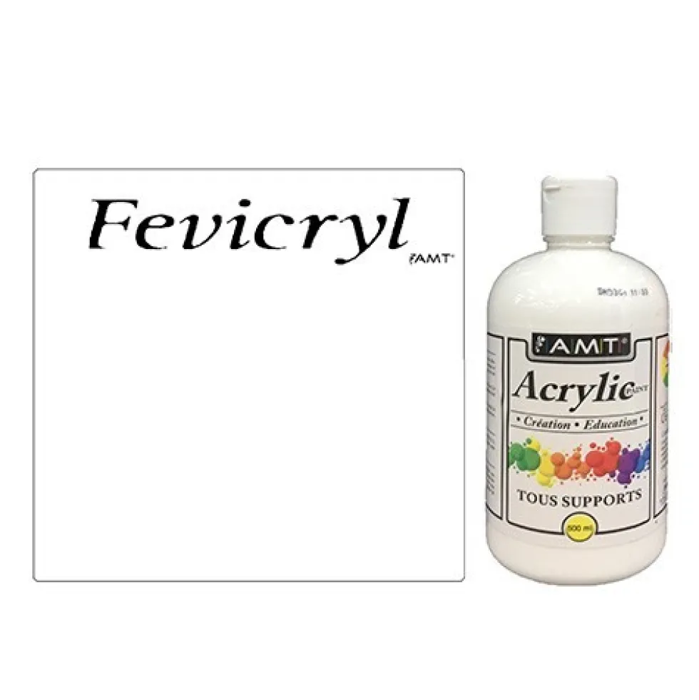 AMT Fevicryl Acrylique éducative & créative Blanc (ACE01)