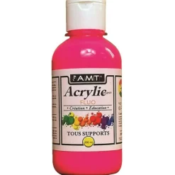 AMT Fevicryl Acrylique éducative & créative Rose Fluo (ACE282)