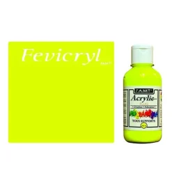 AMT Fevicryl Acrylique éducative & créative Jaune Fluo (ACE280)