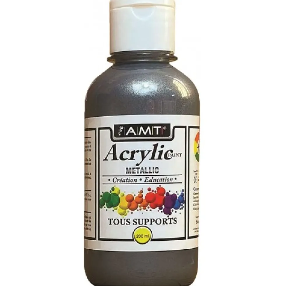 AMT Fevicryl Acrylique éducative & créative Etain Métallisé (ACE264)