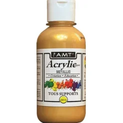 AMT Fevicryl Acrylique éducative & créative Or Métallisé (ACE260)