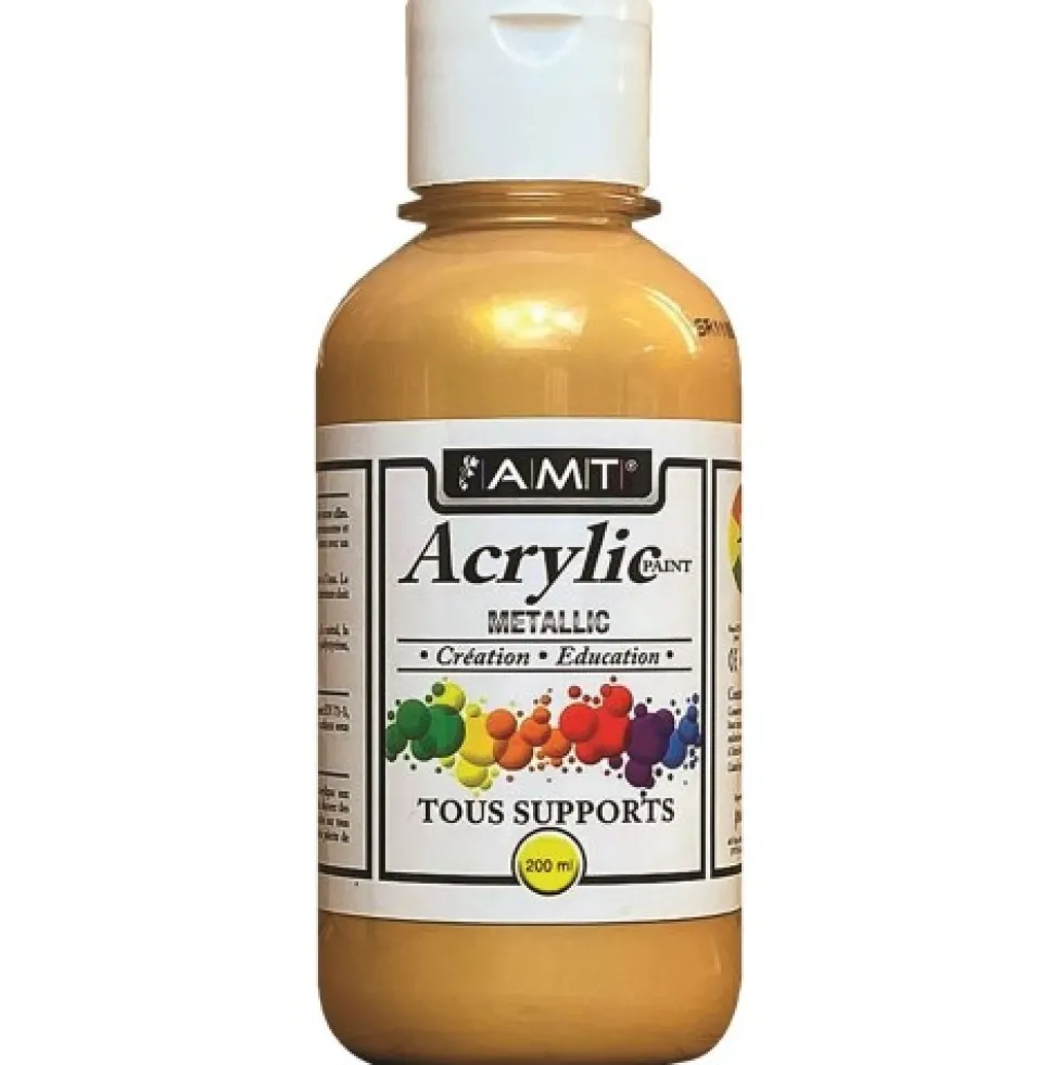 AMT Fevicryl Acrylique éducative & créative Or Métallisé (ACE260)