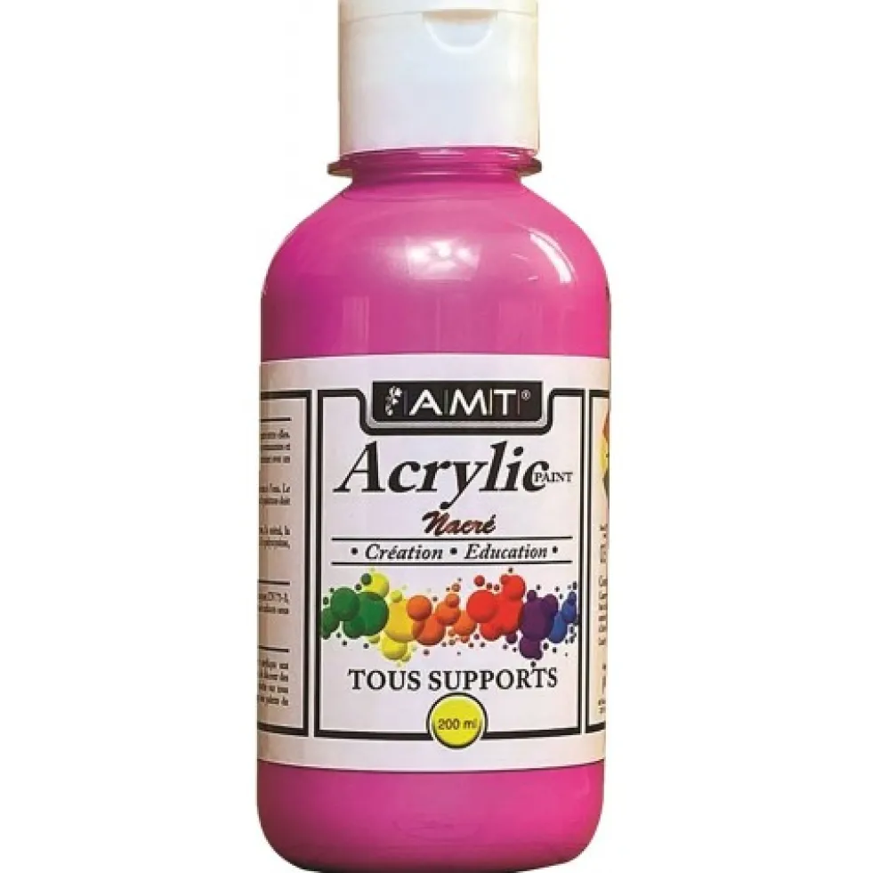 AMT Fevicryl Acrylique éducative & créative Fushia Nacré (ACE244)