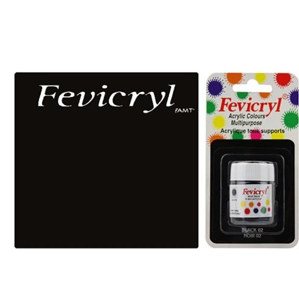 AMT Fevicryl Tous Supports 15mL Noir (AC1502)