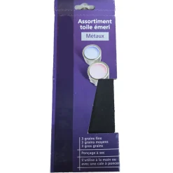 Assortiment Abrasifs Métaux Toile Émeri