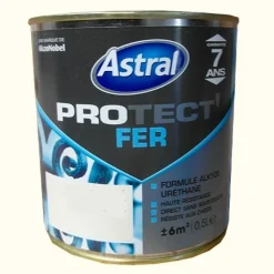 ASTRAL Peinture Protect'Fer Blanc Cassé Brillant