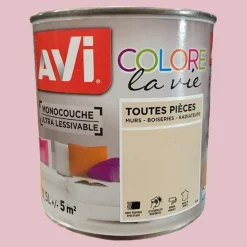 AVI Colore la Vie Peinture Toutes pièces Rose bonbon