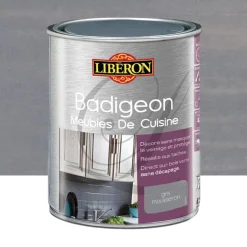 Badigeon (Boisine) Meubles de cuisine LIBERON Gris mousseron