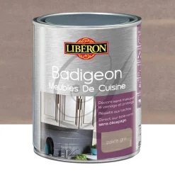 Badigeon (Boisine) Meubles de cuisine LIBERON Poivre gris