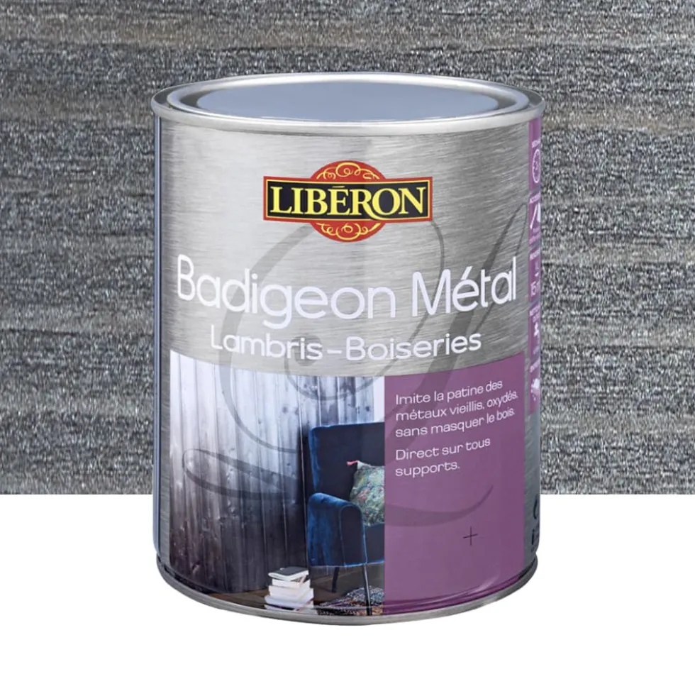 Badigeon Métal LIBÉRON Acier lustré