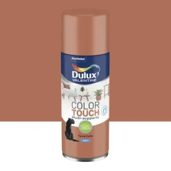 Bombe aérosol de peinture DULUX VALENTINE Color Touch Terre cuite mat