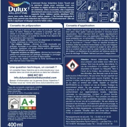 Bombe aérosol de peinture DULUX VALENTINE Color Touch Turquoise intense mat
