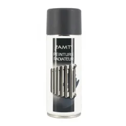 Bombe de peinture aérosol AMT Peinture radiateur Ardoise Mat (BPR02)