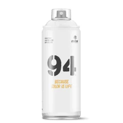 Bombe de peinture aérosol MTN 94 Blanc (R-9010)