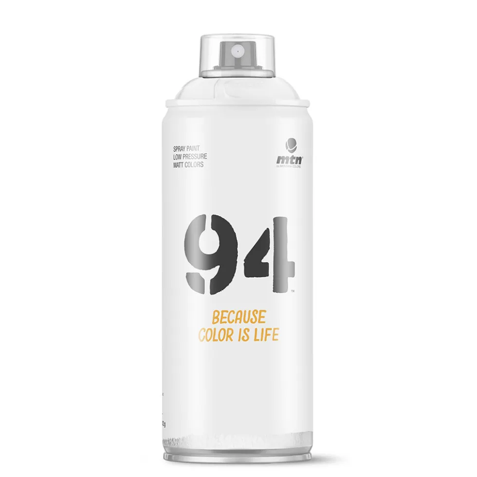 Bombe de peinture aérosol MTN 94 Blanc (R-9010)