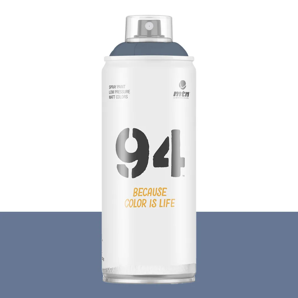 Bombe de peinture aérosol MTN 94 Gris Tchernobyl (RV-309)