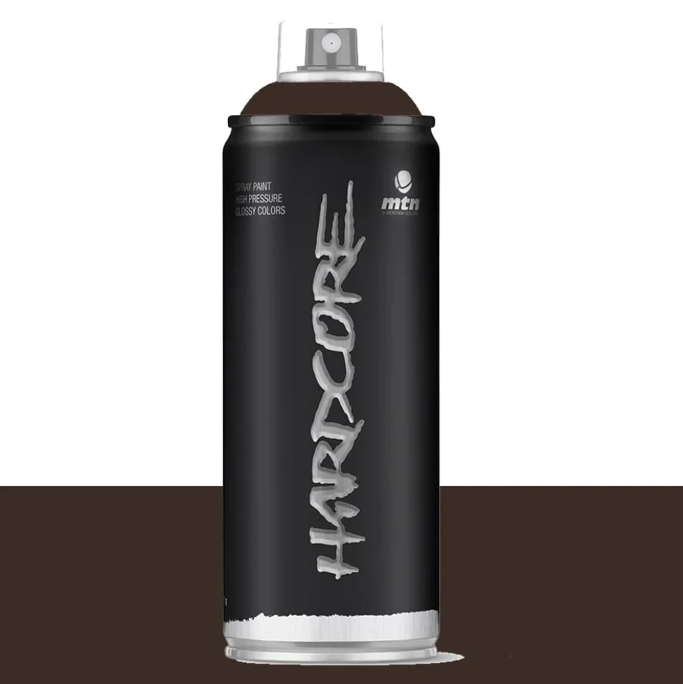 Bombe de peinture aérosol MTN Hardcore Marron tabac (RV-8017)