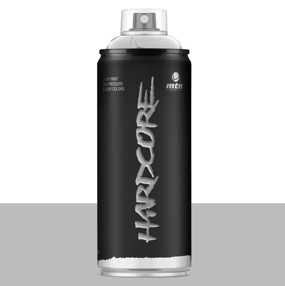 Bombe de peinture aérosol MTN Hardcore Argent métal Chrome