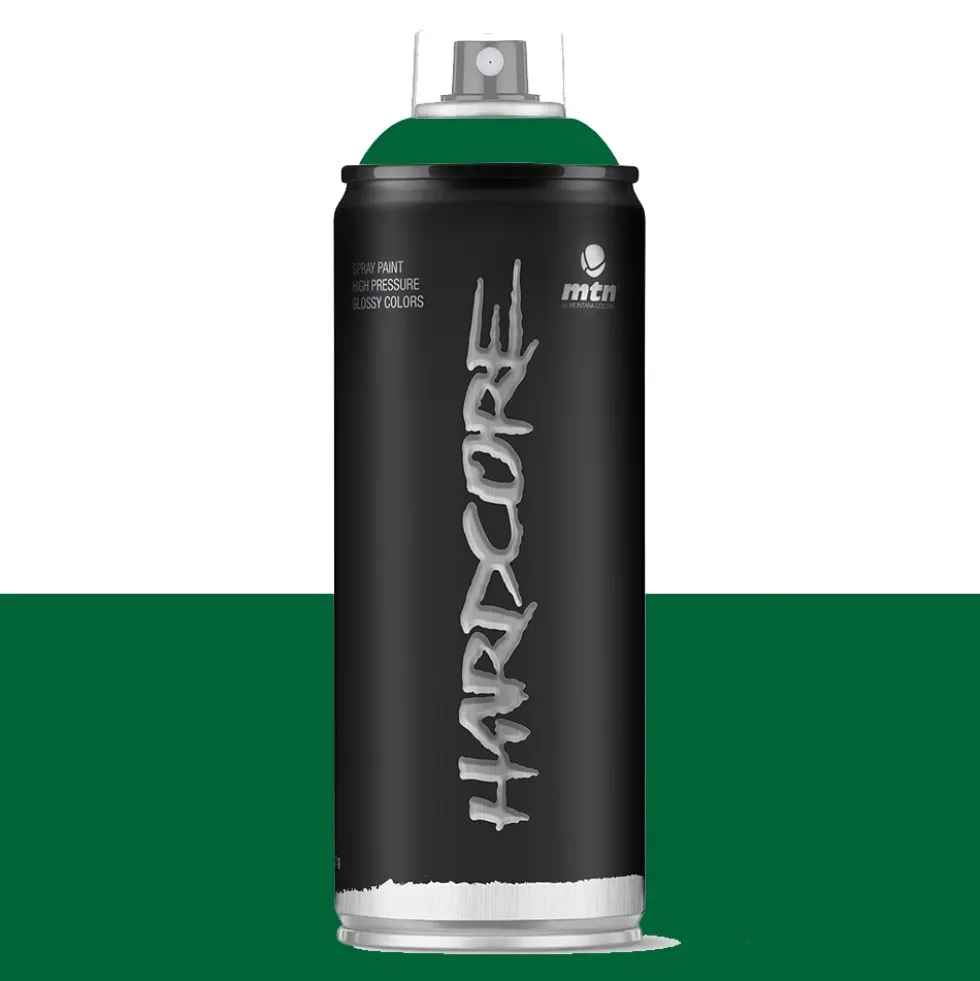 Bombe de peinture aérosol MTN Hardcore Vert Lutèce (RV-5)