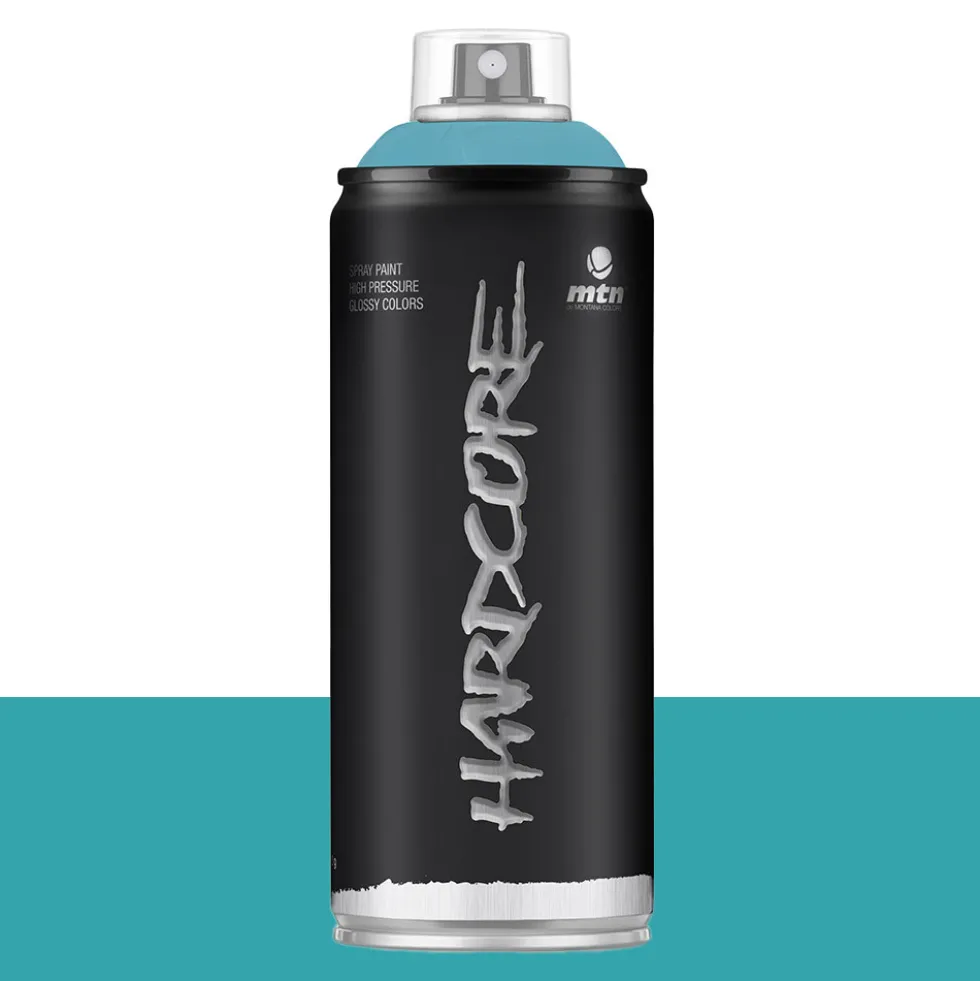Bombe de peinture aérosol MTN Hardcore Bleu Cousteau (RV-231)