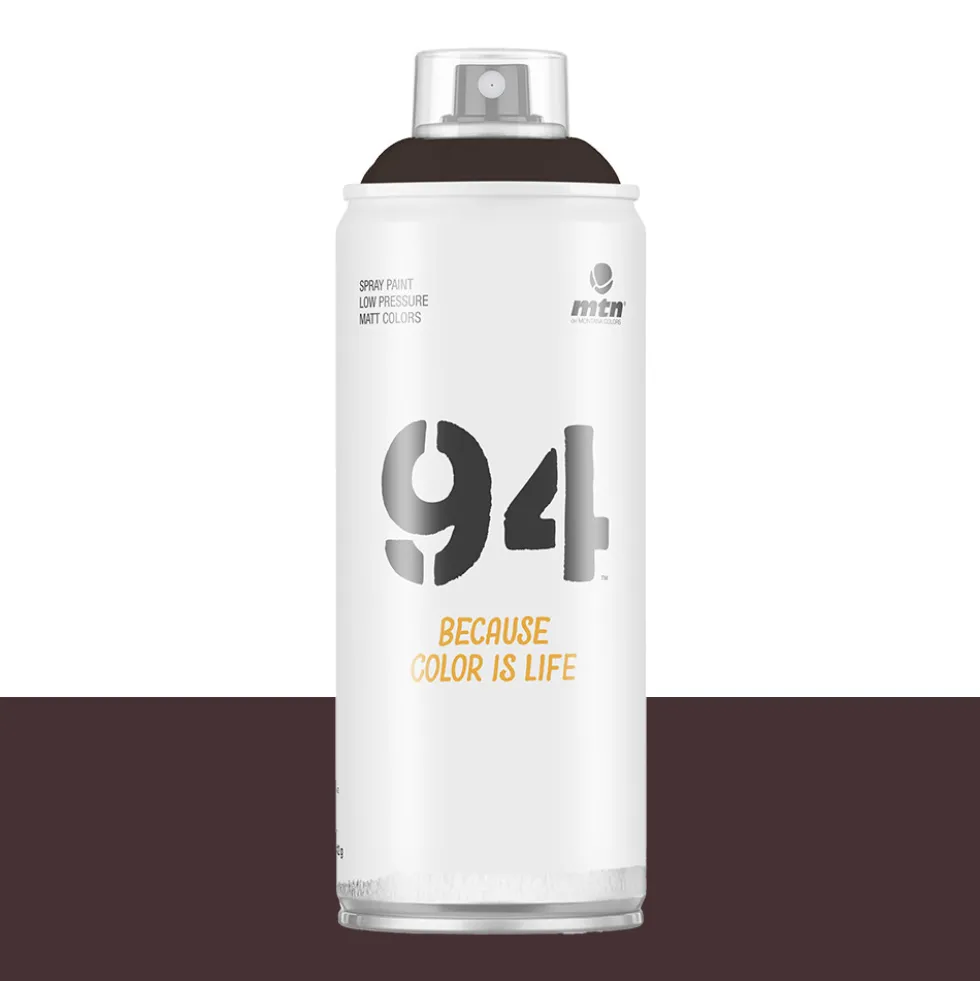 Bombe de peinture aérosol MTN 94 Marron chocolat (RV-35)