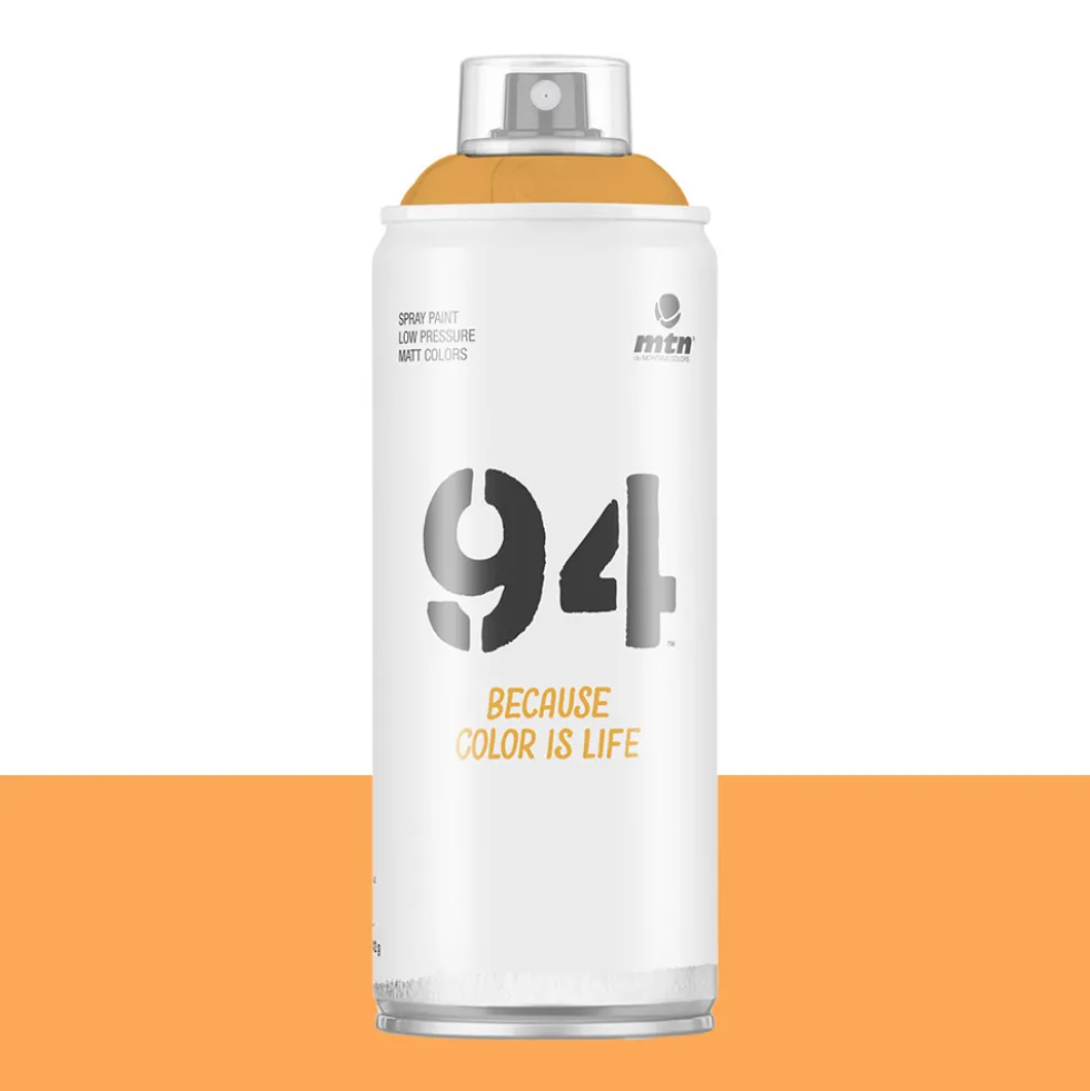 Bombe de peinture aérosol MTN 94 Mandarine (RV-105)