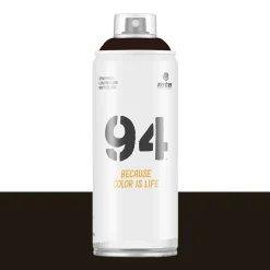 Bombe de peinture aérosol MTN 94 Marron ébène (RV-101)