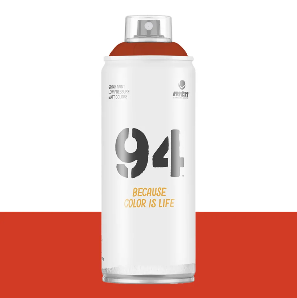 Bombe de peinture aérosol MTN 94 Orange phénix (RV-108)
