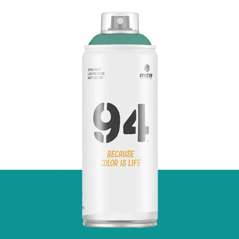 Bombe de peinture aérosol MTN 94 Vert emeraude (RV-182)