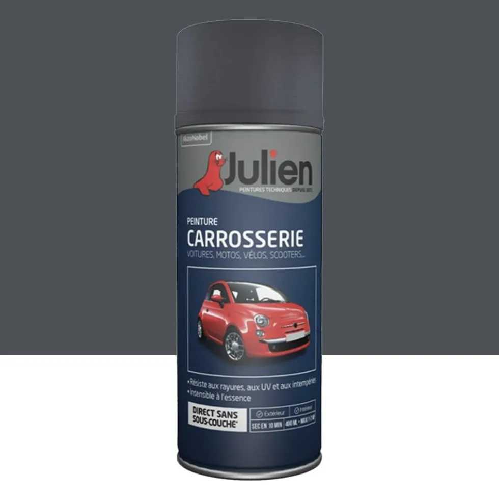 Bombe de peinture JULIEN Carrosserie Gris Brillant (37103)