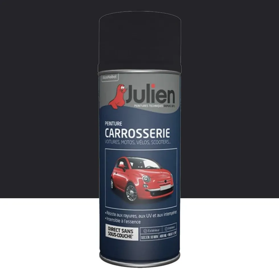 Bombe de peinture JULIEN Carrosserie Titanium Brillant (37105)