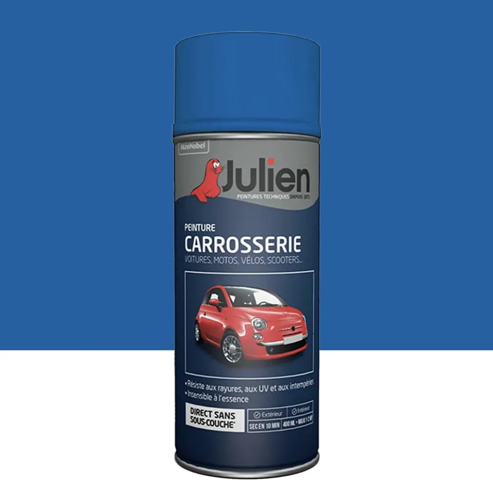 Bombe de peinture JULIEN Carrosserie Bleu ciel Brillant (37054)