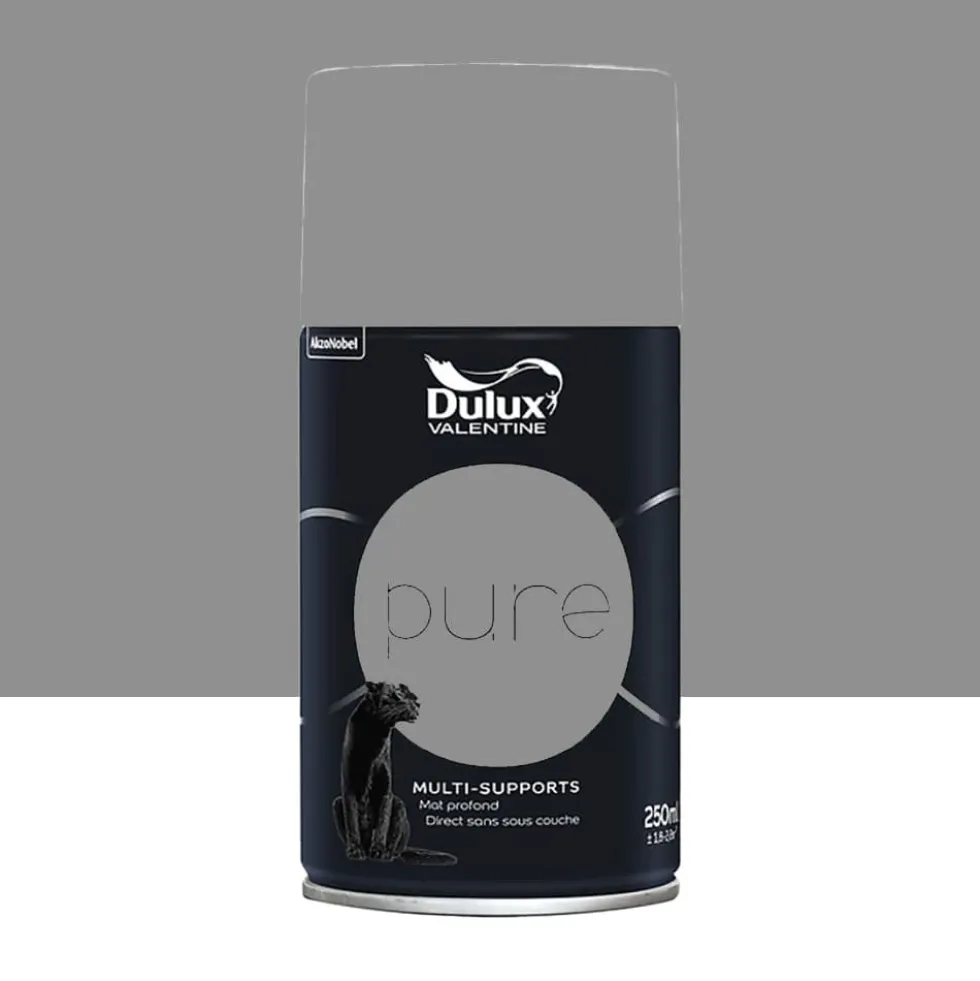 Bombe de Peinture murs & boiseries Dulux Valentine Pure Métal