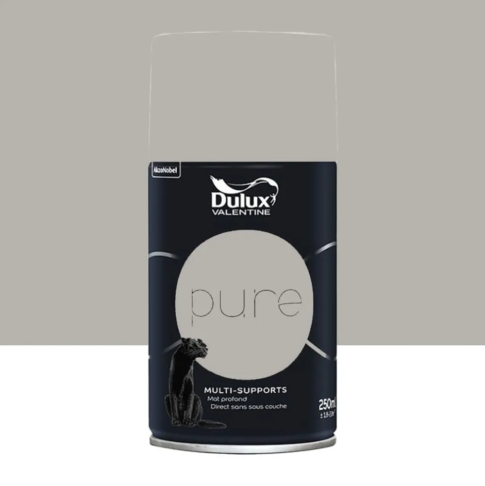 Bombe de Peinture murs & boiseries Dulux Valentine Pure Flanelle