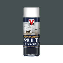 Bombe de peinture V33 Rénovation Multi-Supports Anthracite