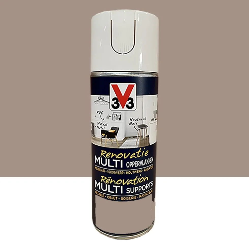 Bombe de peinture V33 Rénovation Multi-Supports Chanvre