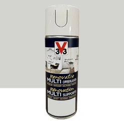 Bombe de peinture V33 Rénovation Multi-Supports Gris porcelaine