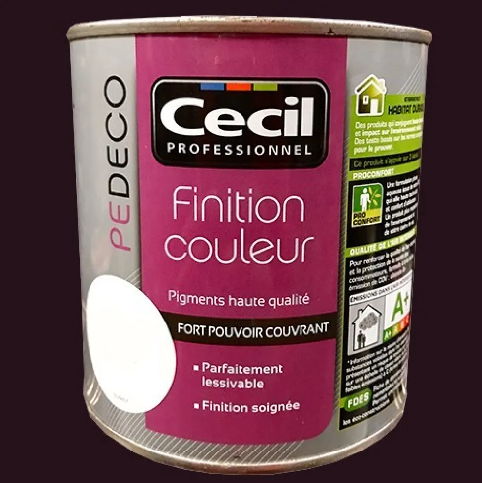 CECIL PE DECO Finition Couleur Chocolat Mat