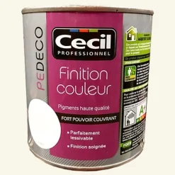 CECIL PE DECO Finition Couleur Kaolin Satin