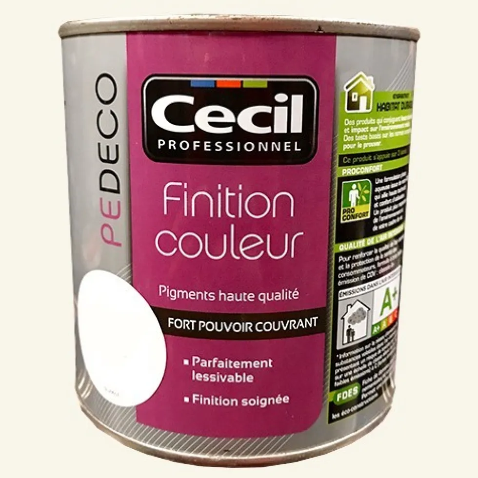 CECIL PE DECO Finition Couleur Kaolin Satin