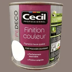 CECIL PE DECO Finition Couleur Taupe Satin