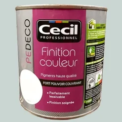 CECIL PE DECO Finition Couleur Gris platine Satin