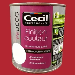 CECIL PE DECO Finition Couleur Cerise exquise Satin