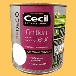 CECIL PE DECO Finition Couleur Tournesol Satin