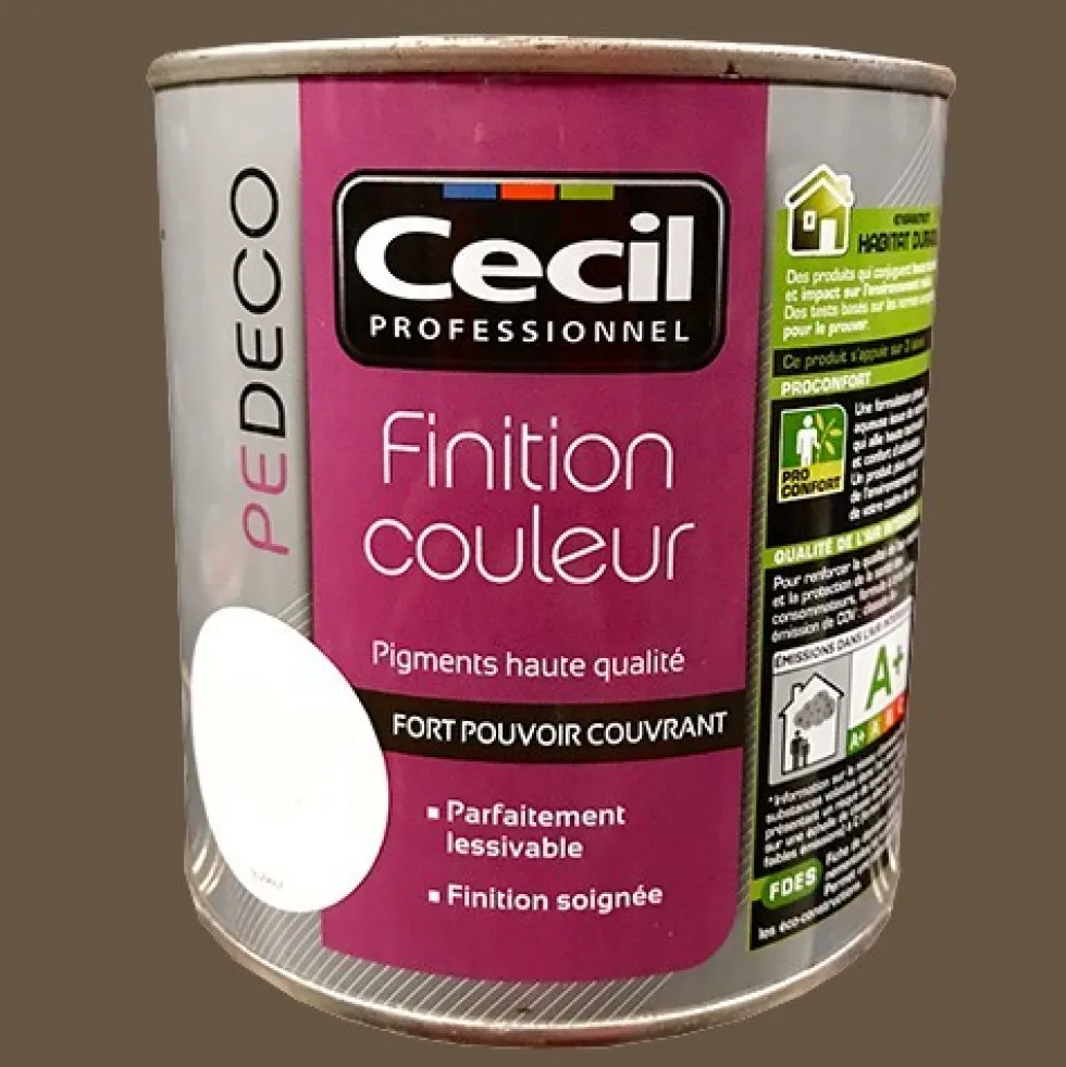 CECIL PE DECO Finition Couleur Moka Satin