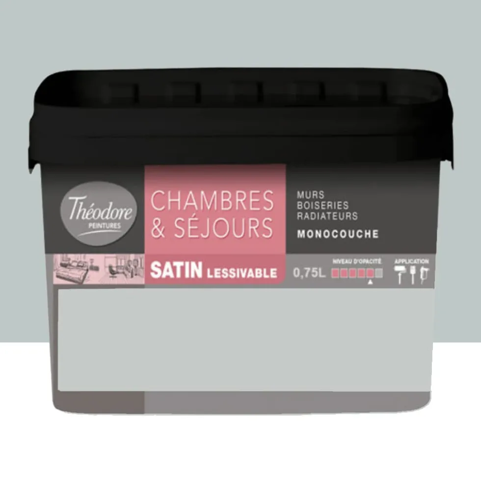Chambres & Séjours Théodore Satin Monocouche Béton