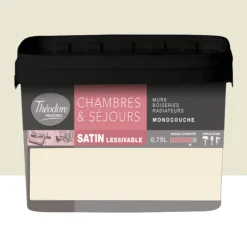 Chambres & Séjours Théodore Satin Monocouche Rivage